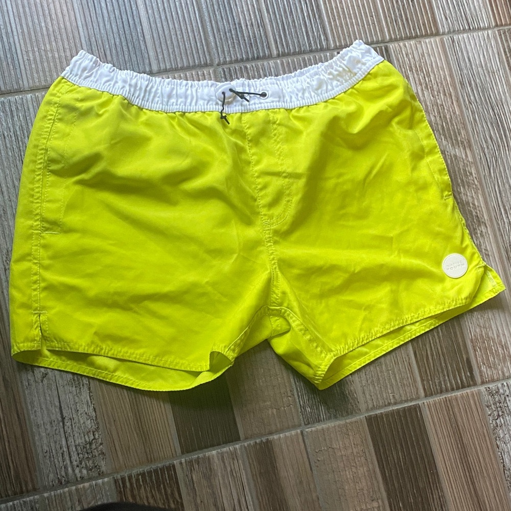 🎁Native Youth Neon Yellow Swim Shorts